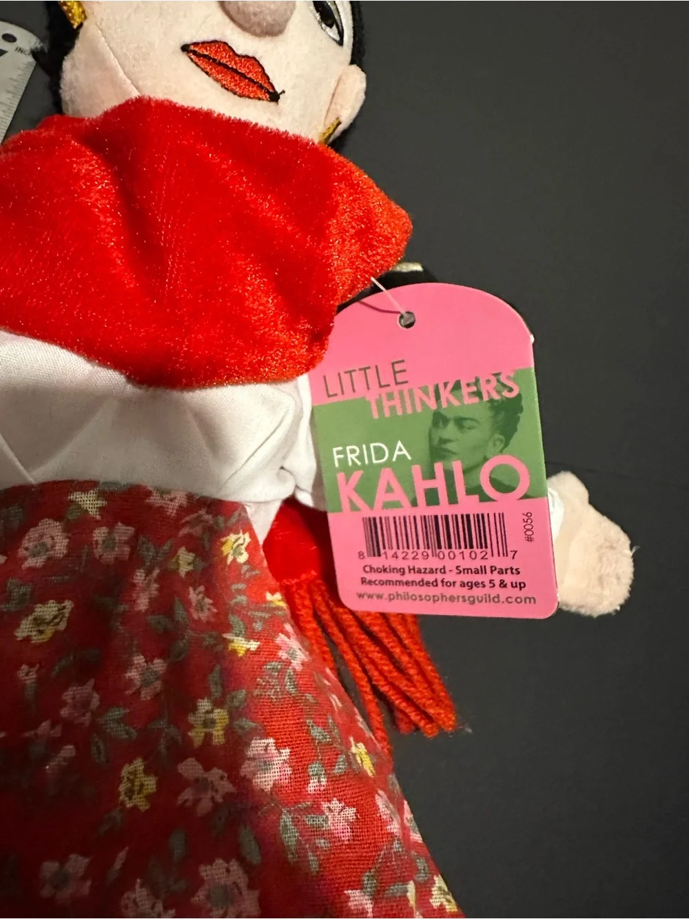 Little Thinkers Frida Kahlo Doll With Tags Philososophers Guild